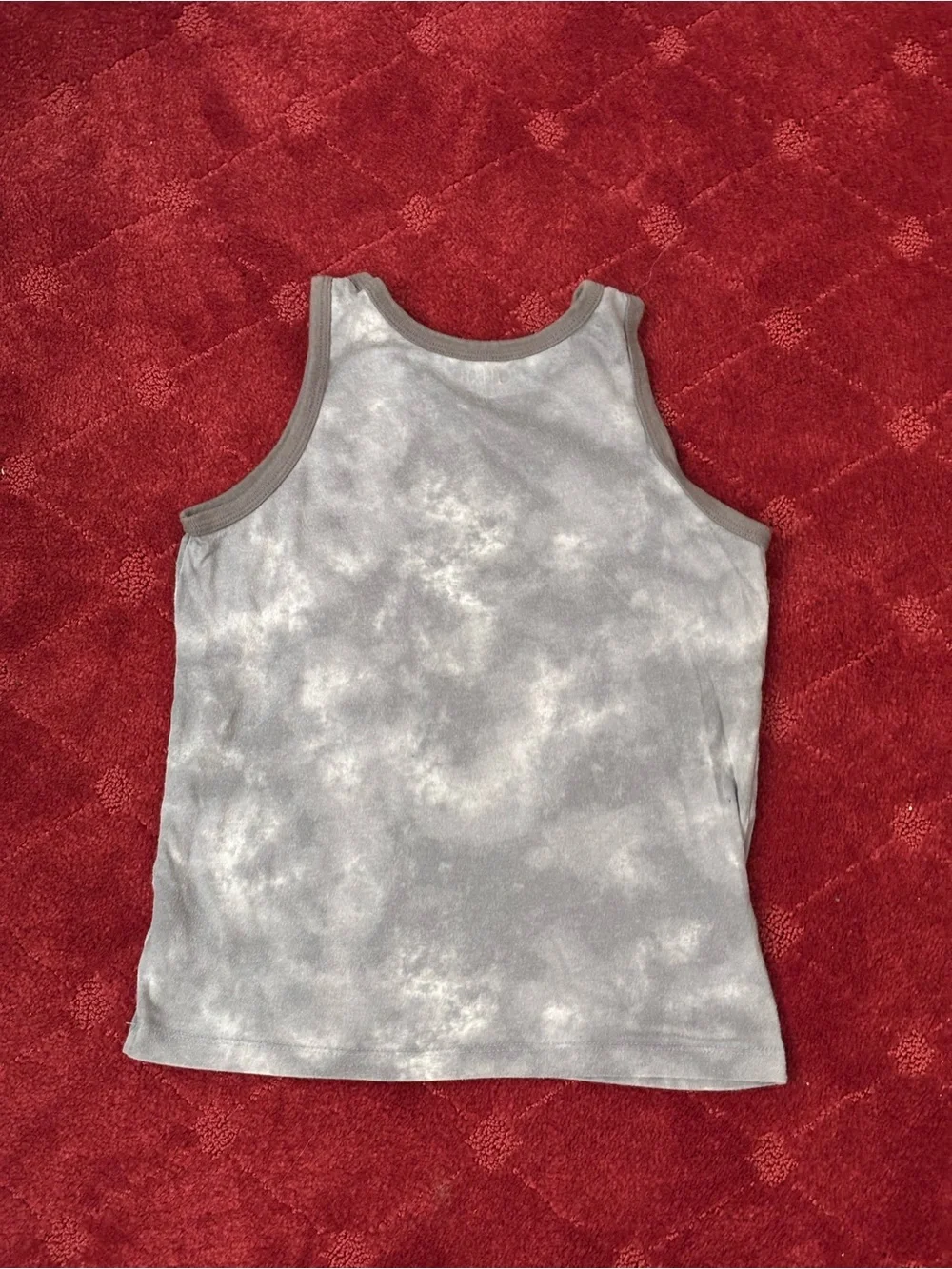 OshKosh B'gosh Gray Tie-Dye Yin Yang Tank Top for Kids